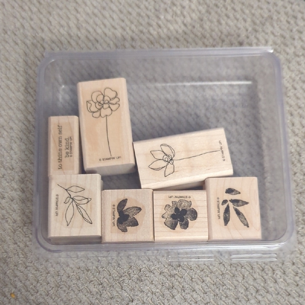 Stampin' Up! Floral Rubber Stamps Set